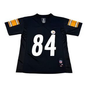 Pittsburgh Steelers Football Jersey Youth Medium Black NFL Antonio Brown 84